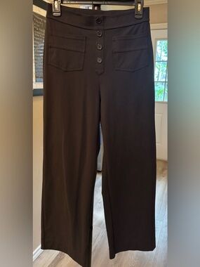 Halara DayStretch High Waisted  Straight Leg Casual Pants-Black Small Petite